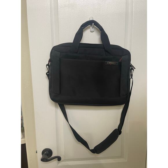 Samsonite black nylon and neoprene laptop bag - Picture 1 of 13